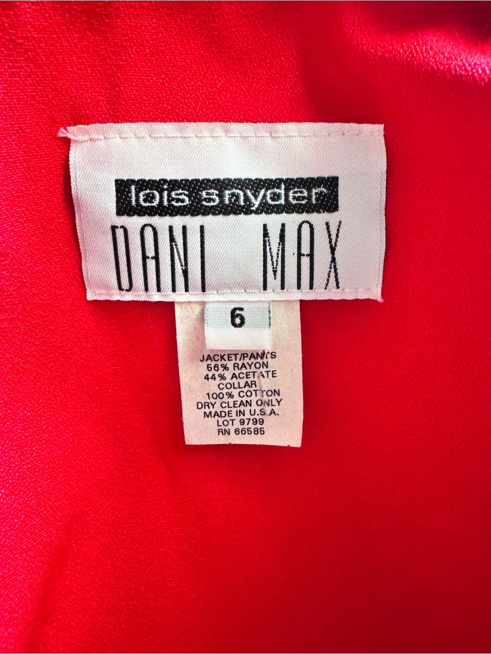 Tailored Red Blazer - Picture 6 of 6